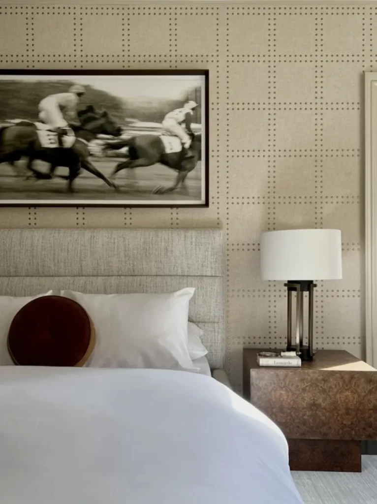 New York bedroom with equestrian artwork, New York Portfolio