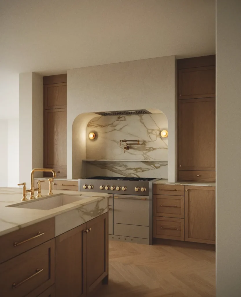European-style kitchen, Chateau d'Europe, Florida